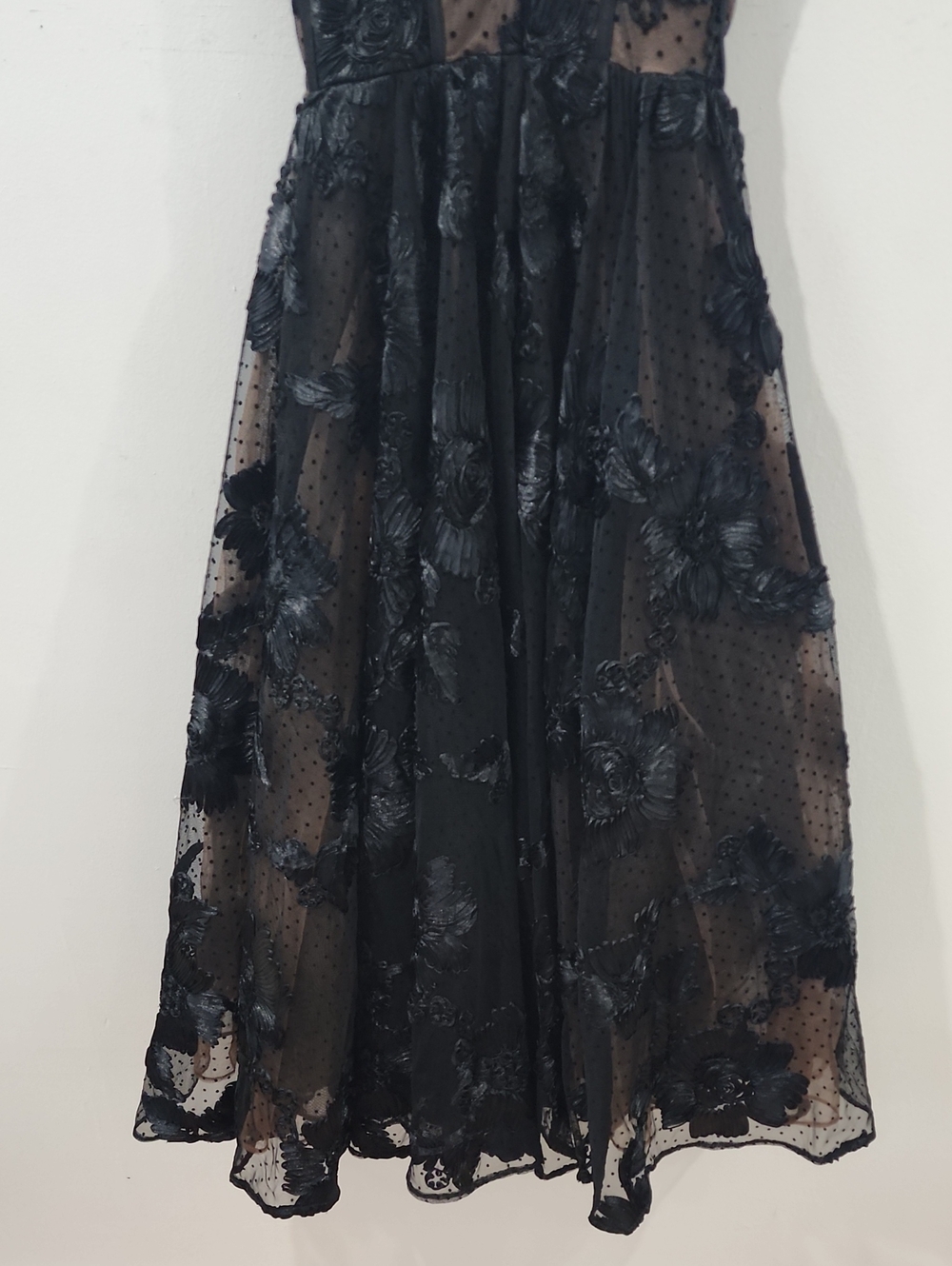 House Of CB Sianna Embroidered Tulle Corset Midi Dress - Picture 9 of 15